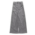 thumbnail image 4 of Angala High Waist Wide Leg Casual Trousers For Soft Palazzo Pants With Pockets Comfortable Elastic Waistband Soft Beautiful Women's Casual Trousers, 4 of 4