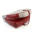 thumbnail image 2 of Wise Gray/Dark Red Folding High Back Boat Seat, 2 of 2