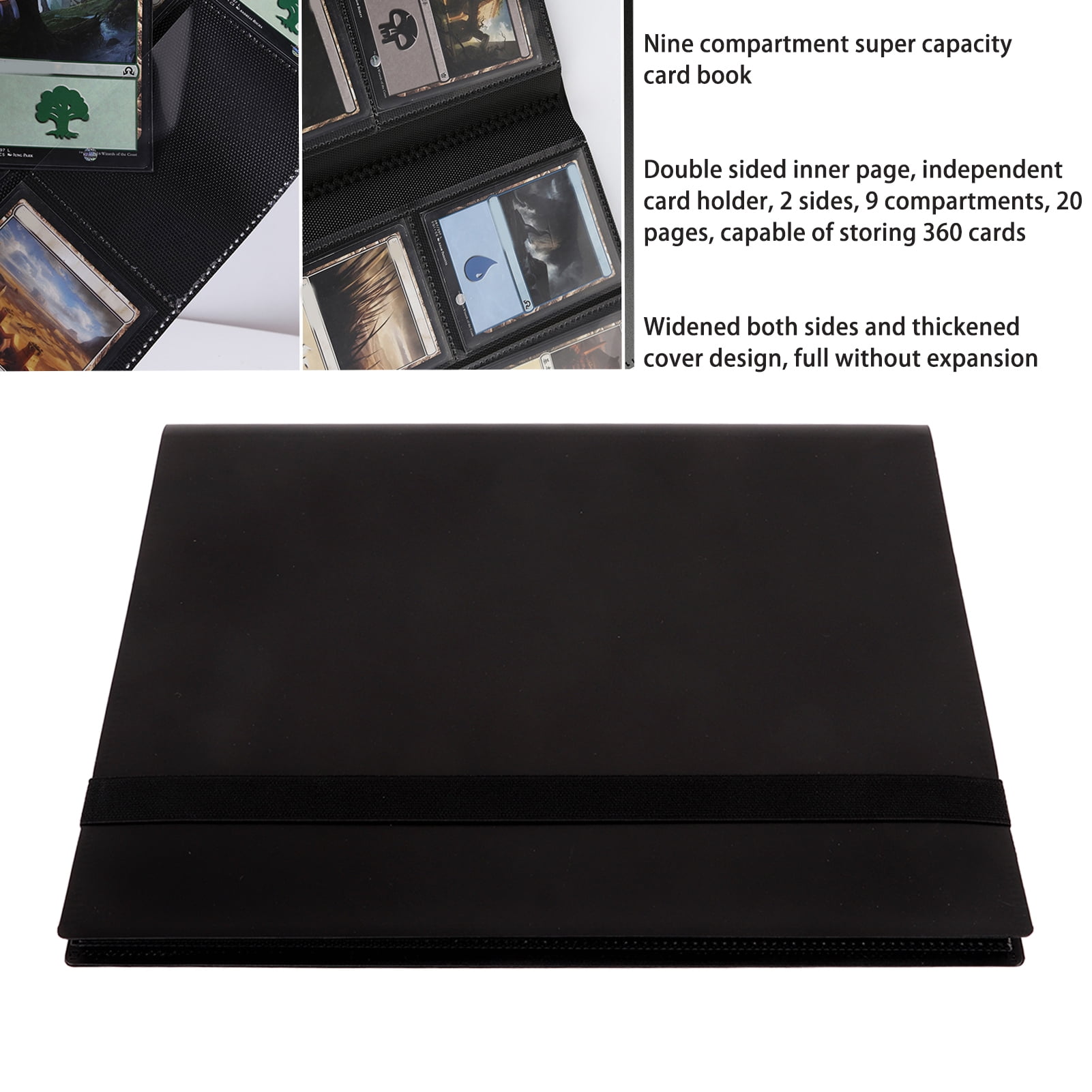 Classeur Pour Cartes à Collectionner – 30 Pages (240 Cartes) – Portable, Anti-poussière, Idéal Rangement