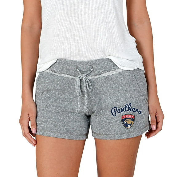 Women's Concepts Sport Gray Florida Panthers Mainstream Terry Shorts