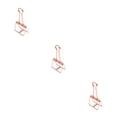 thumbnail image 4 of Becaristey Multi-size Colorful Hollow Out Binder Notes Clips Letter Paper Clip Office orange S 3Set, 4 of 6