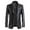 Black, variant on Mens Velvet Blazer Suit,Mens Dress Jackets,Contemporary Leather Jacket for Modern Fashion forward and Casual Style