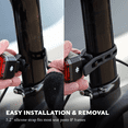 thumbnail image 6 of Swiss Tech Bike Rechargeable Taillight, 150 Lumens, IP54 Weatherproof, Multiple Modes, Bicycle, 6 of 15
