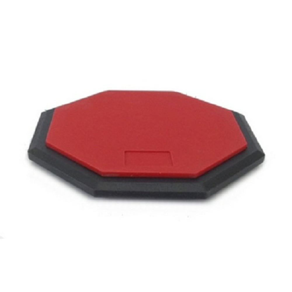 8" PRACTICE Drum PAD Silent Rubber Foam Octagon Percussion Red
