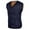 Navy, variant on Durtebeua Sleeveless Jackets Coats Stand Collar Winter Casual Sport Vest with Pockets Men's Heated Vest with Hood