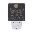 thumbnail image 5 of Yayeee LED Night Light for The Home Plug in With Light Sensors 2 Pack, Black Halloween Dancing Skeleton, 5 of 6