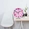 thumbnail image 5 of Kdxio Clock number Print Wall Clock,10 Inch Battery Operated Wall Clocks,Silent Non Ticking Small Analog Clock for Living Room,Office,Home,Bedroom,Kitchen,Bathroom, 5 of 7