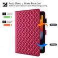 thumbnail image 3 of Dteck Case for iPad 9th 8th 7th Generation 10.2 inch,iPad Air 3rd Gen/iPad Pro 10.5" Magnetic PU Leather Smart Auto Wake/Sleep Folio Stand Case Card Slot Pencil Holder Cover,Red, 3 of 6