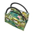thumbnail image 5 of Vsdgher Garden Farm Print Insulated Reusable Bags with Sturdy Zipper and Handles, Foldable Totes for Hot or Cold Food Bring or Delivery, 5 of 8