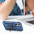 thumbnail image 6 of Phone Case for iPhone 15 Pro Case with Slide Camera Cover Shockproof 15 Pro Phone Case with 360°Rotate Magnetic Ring Stand for 15 Pro 6.1 inch 2023 - Blue, 6 of 12