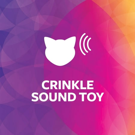 SmartyKat Crackle Chute Collapsible Tunnel Cat Toy with Crinkle Sound & Peek-A-Boo Window