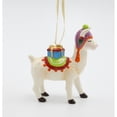 thumbnail image 2 of Ceramic Llama Ornament 4in Mom, 2 of 5