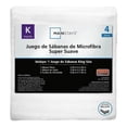 thumbnail image 1 of Juego De Sábanas Mainstays King Size Liso Blanco, 1 of 4