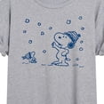 thumbnail image 3 of Peanuts - Snow Snoopy And Woodstock - Juniors Ideal Flowy Muscle T-Shirt, 3 of 6