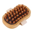 thumbnail image 2 of Cepillo de madera para masaje corporal, cepillo para relajación muscular, cepillo raspador Guasha Café, 2 of 9