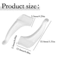thumbnail image 3 of Flexible Silicone Glasses Ear Grips, Anti-Slip Eyeglass Ear Grips, Non‑Slip Eyewear Retainer Hooks, Comfort Ear Sleeve Accessories to Prevent Spectacles from Slipping 1Pair (Large Size), 3 of 5