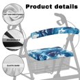 thumbnail image 5 of HELLHERO Blue and White Fluid Art Pattern Backrest Covers Seat & Backrest Covers Improved Comfort Easy to Install Removable for Elderly Adults, 5 of 7