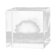 thumbnail image 2 of Fiudx Adorno de Corazón de Cristal, Diseño de Nube Grabada, Efectos Visuales Fascinantes, Elegante Decoración de Escritorio, Gran Idea de Regalo, Decoración para El Hogar y La Oficina, Tamaño 6 X 6 X, 2 of 3