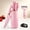 Pink, variant on Coliware 9-Piece Kitchen Knife Set with Block, Ultra Sharp Stainless Steel Chef Knives with Non-Stick Coating Ergonomic Handle, Perfect Kitchen Home Gifts, Space-Saving & Dishwasher Safe-Black