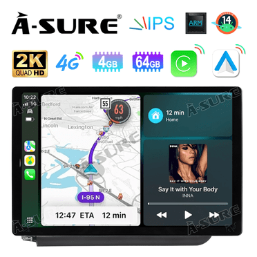 Asure 13.1" 4 64G Car Stereo For Honda Civic IX 2012 with Android 14 / CarPlay Radio / BT 5.0