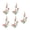 Red, variant on AOOOWER 5Pcs Embroidered Flower Fabric Patches Embroidery Flower Applique Sew/Iron on Patches For Clothing Dress Jeans Jackets