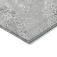 thumbnail image 4 of 3' X 5' Silver Gray And Taupe Abstract Washable Indoor Outdoor Area Rug, 4 of 5