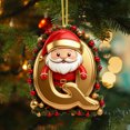 thumbnail image 3 of Rapeiae 26 Letters Christmas Tree Decoration Pendant Christmas Tree Ornaments Personalized Christmas Ornaments Christmas Decoration Xmas Tree Hanging Decor, 3 of 4