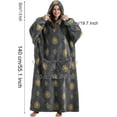 thumbnail image 6 of Oversized Blanket Hoodie,Adult Snuggle Fleece Wearable Blanket Fluffy Giant Hooded Sweatshirt, 6 of 7