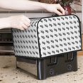 thumbnail image 6 of KLL SeTurtle27 Print 4 Slice Toaster Dust Covers Kitchen Small Appliance Cover with 2 Pockets,Can hold Jam Spreader Knife & Toaster Tongs (12.4 x 10.6 x 8.2), 6 of 6
