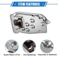 thumbnail image 4 of Transmission Oil Pan for Toyota Corolla 2008-2003 Durable Metal Silver Tone Transmission Drain Pan, 4 of 6
