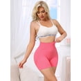 thumbnail image 5 of DARING DIVA Women's Letter Print High Waisted Workout Yoga Shorts S Rose, 5 of 6