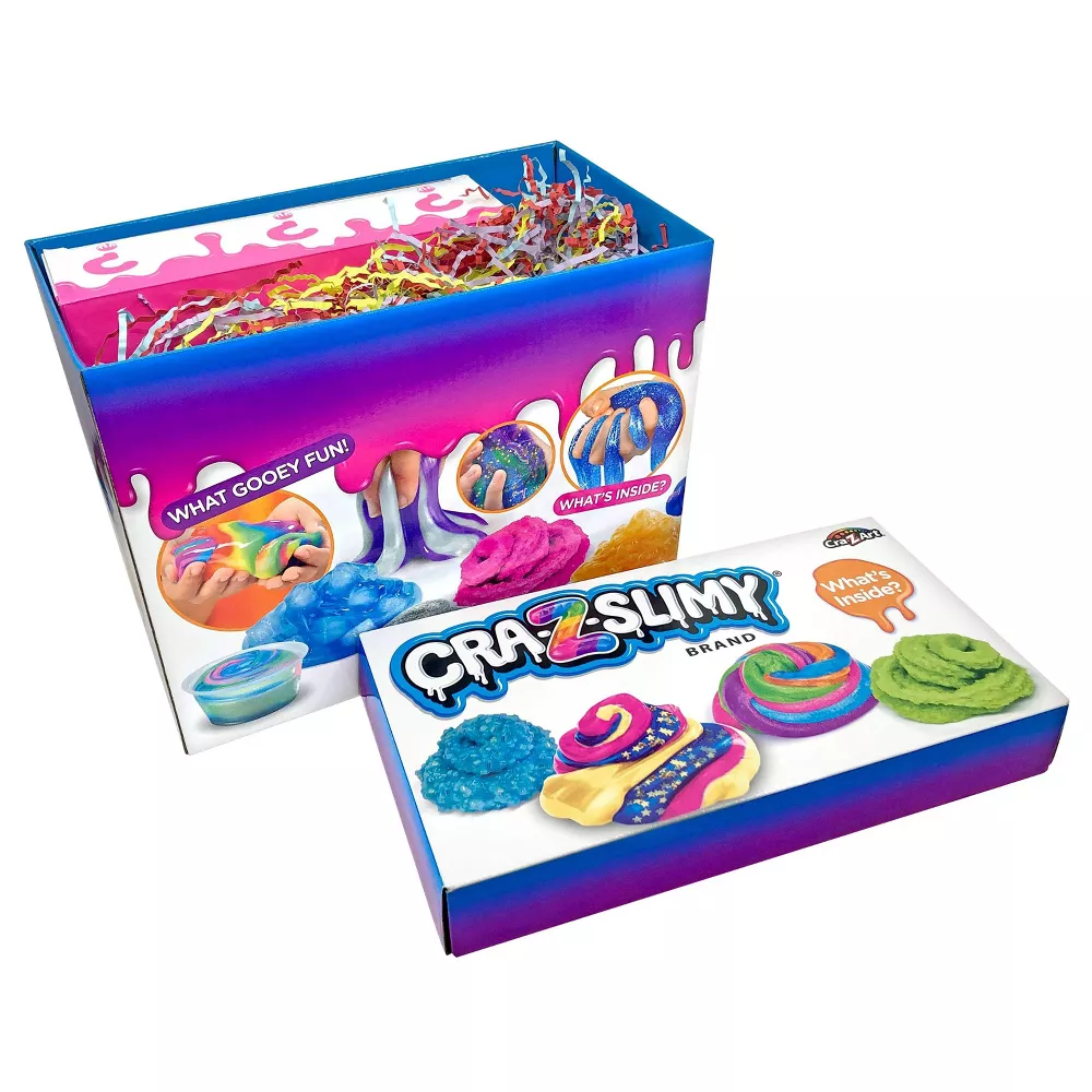 Cra-Z-Art Stretchy Slime, Glitter And Foam Confetti, Multicolor