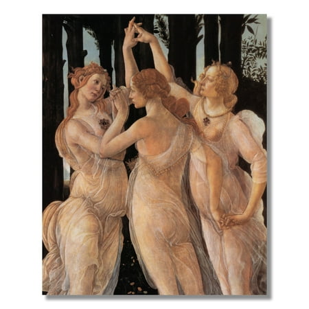 - Lady Victorian Three Graces of Mercury Botticelli Wall Picture 8x10 Art Print