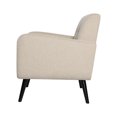 thumbnail image 4 of Modern Accent Armchair Upholstered Beige Single Sofa Chair, Set of 1, 4 of 8