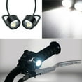 thumbnail image 4 of Lefu Motorcycle LED Lights,2pcs Set 12V Motorcycle White LED Spotlight Headlight Driving Light Fog Lamp, 4 of 10