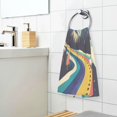 thumbnail image 3 of Yayeee 100% Cotton Hand Towels for Bathroom 16" x 28" Soft Absorbent Kitchen Towel, Evening Mountain Road, 3 of 7