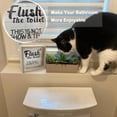 thumbnail image 4 of Letrero decorativo ZlFart Flush Inodoro Bathroom Rules blanco, 4 of 6