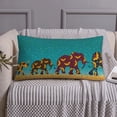 thumbnail image 4 of Kdxio Elephants Pattern Pillowcase with Envelope Closure,20" x 36" Pillow Cases,Gifts for Men or Women-No pillow, 4 of 5