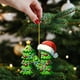 thumbnail image 4 of Rapeiae 2D Acrylic Christmas Tree 26 Letter Pendant Decorative Gift Family Christmas Party Pendants, 4 of 5