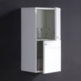 thumbnail image 2 of Armoire et Rangement Côté Linge de Salle de Bain Senza en Blanc, 2 of 4