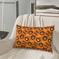 thumbnail image 5 of Halloween Plush Throw Pillow Covers, pumpkins halloween funny Pillow Cases with Invisible Zipper,Halloween Decor Microfiber Pillow Cases for Sleeping Bedroom Sofa Living Room, 5 of 6