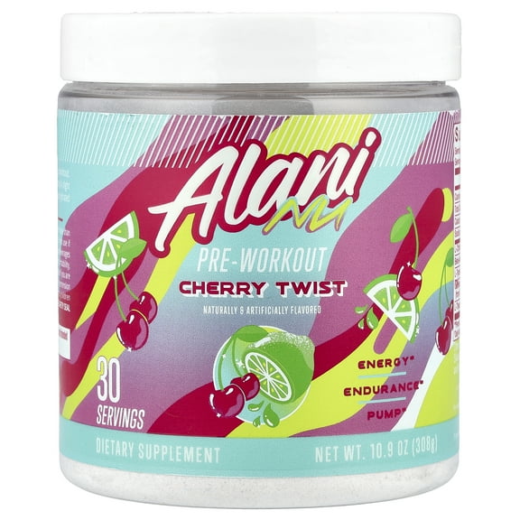 Alani Nu Pre-Workout, Cherry Twist, 10.9 oz (308 g)