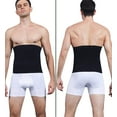 thumbnail image 3 of Vaslanda Men Underclothes Slimming Waist Trimmer Belt Abdomen Belly Girdle Weight Loss Body Shaper, 3 of 7