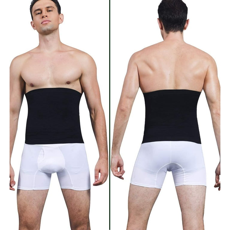 Vaslanda Men Underclothes Slimming Waist Trimmer Belt Abdomen Belly Girdle Weight Loss Body Shaper Walmart