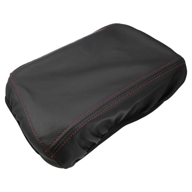 Unique Bargains Couvercle de Protection d'Accoudoir de Console Centrale Noir pour Hyundai Elantra 2021 2022 Points Rouges