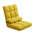 thumbnail image 4 of Shangren Floor Chair with Back Support Soft Comfortable Gaming Padded Lazy Sofa Chair Yellow, 4 of 8