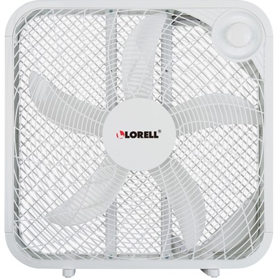 Lorell 3-speed Box Fan 3 Speed - Carrying Handle - 21" Height x 4.1" Width - White