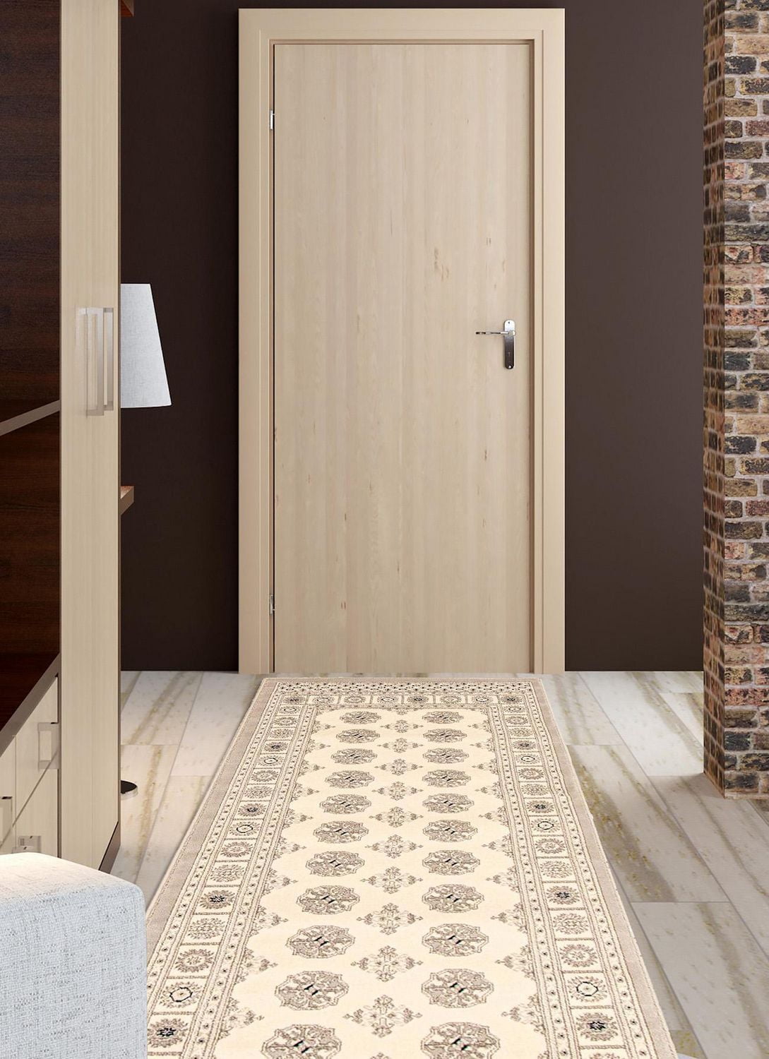 Tekke Oriental Area Rug for Living Room