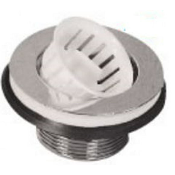 LaSalle Bristol Panier de Remplacement pour Évier 39105; 2-1/2 Pouces; Twist Top; Tamis Chromé; Plastique