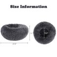 thumbnail image 4 of SNNROO Donut Plush Pet Bed for Dogs & Cats Soft Warm Calming Bed Round Cuddler, 4 of 7